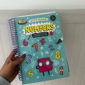 Wipe-Clean Numbers Activity Book for Kids